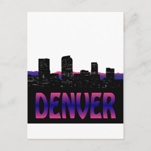 Denver Colorado Skyline Vykort