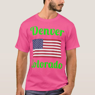 Denver Colorado - Snyggt Printing Active T Shirt