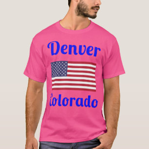 Denver Colorado - Snyggt Printing Active T Shirt