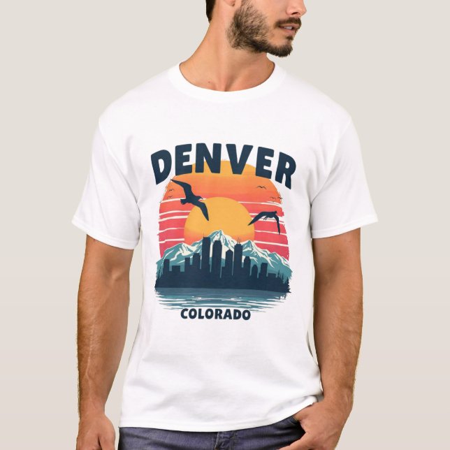 DENVER COLORADO T SHIRT (Framsida)