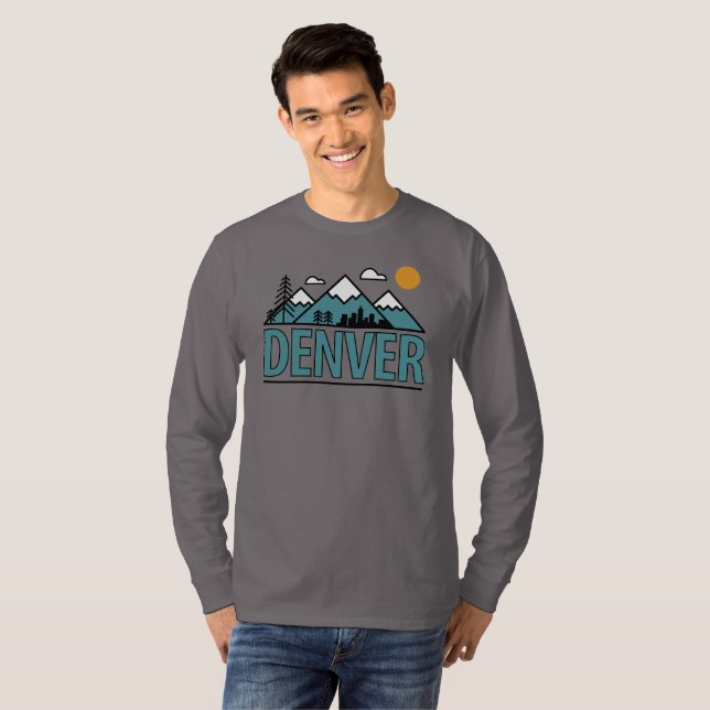 Denver Colorado T Shirt (Hel framsida)