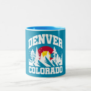 Denver,Colorado Två-Tonad Mugg