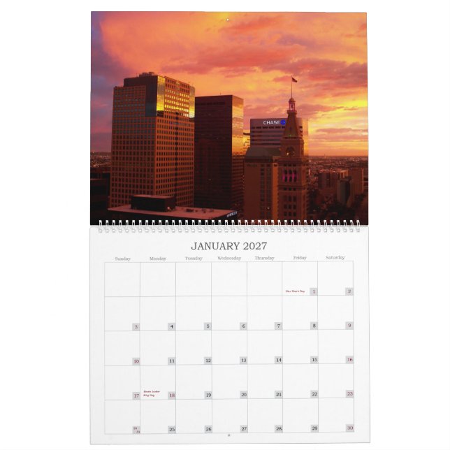Denver Colorado väggkalender 2014 Kalender (Jan 2027)