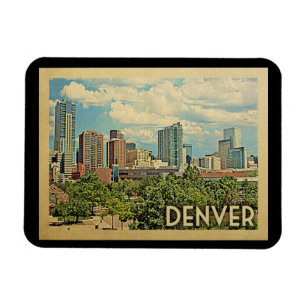 Denver Colorado vintage resor Magnet