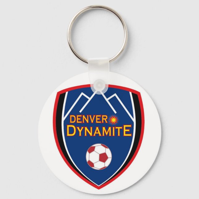 Denver dynamisk nyckelkedja för Logotyp Nyckelring (Framsida)