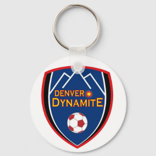 Denver dynamitlogotyp Keychain Nyckelring