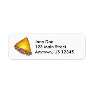 Denver Egg Omelet Omelet Breakfast-etiketter Returadress Etikett