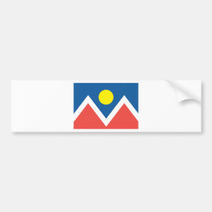 Denver flagga stad bildekal