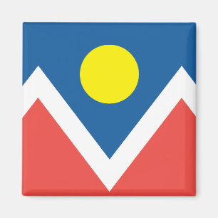 Denver flagga stad magnet