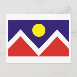 Denver Flagga Vykort