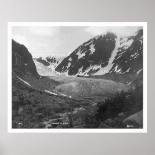 Denver Glacier Alaska 1914 Poster