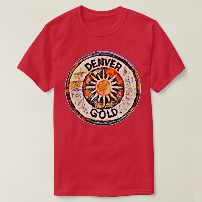 Denver Guld T Shirt (Design framsida)