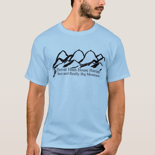 Denver H3 stort berg Tee Shirt (Framsida)