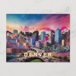 Denver High City Vykort
