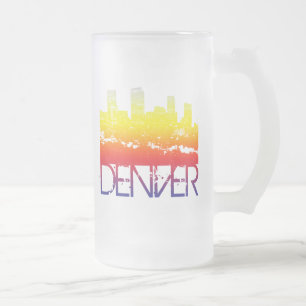 Denver horisont frostat ölglas
