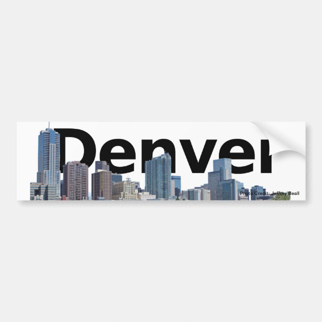 Denver horisontbildekal bildekal (Framsidan)