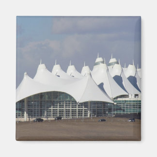 Denver Internationell flygplats Main Terminal Buil Magnet