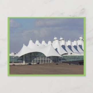 Denver Internationell flygplats Main Terminal Buil Vykort