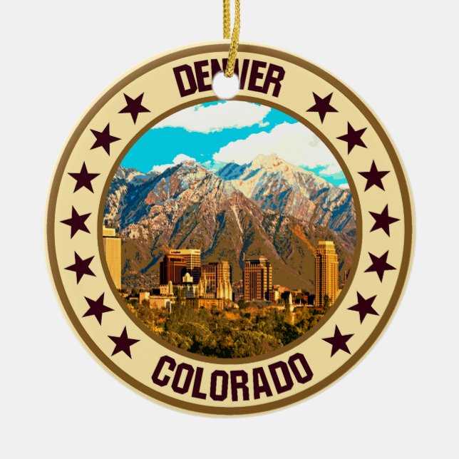 Denver Julgransprydnad Keramik (Framsidan)