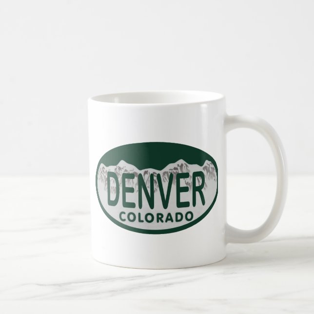 Denver licensoval kaffemugg (Höger)