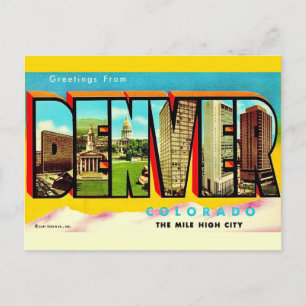 Denver Mile High City Vykort