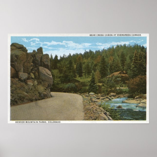 Denver Mountain Park, CO Poster (Framsidan)