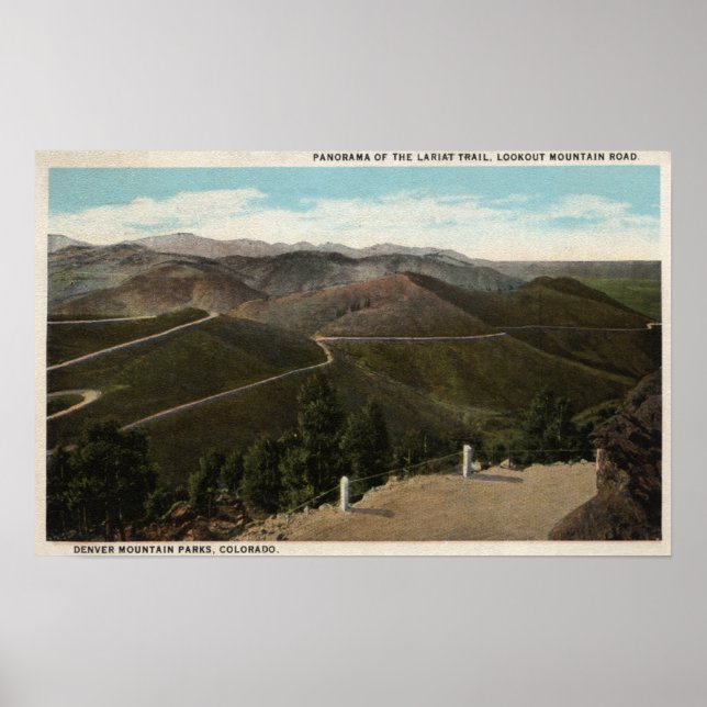 Denver Mountain Parker, CO Poster (Framsidan)