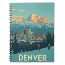 Denver Mountain Travel Anteckningsbok
