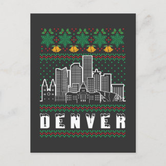 Denver Nevada God jul Vykort