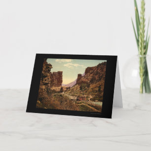 Denver och Rio Grande järnväg spårar i Utah 1900 Kort