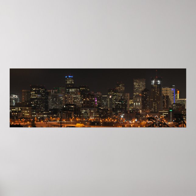 Denver på natten.. Halloween! Poster (Framsidan)