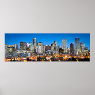 Denver på skymningen poster