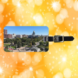 Denver Panorama Bild Kapitolsdomen Fotografi Bagagebricka