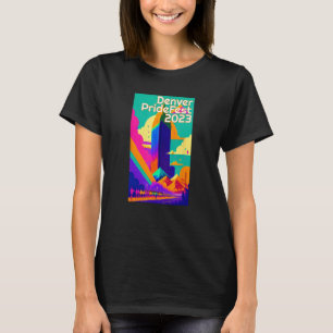 Denver PrideFest 2023 LGBTQ Gay pride Mile High Di T Shirt