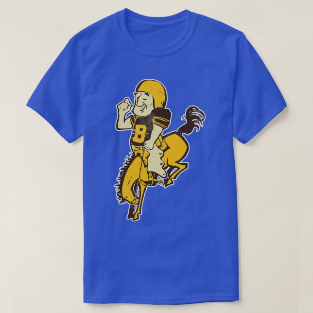 Denver Retro Fläkt Art Mascot T Shirt (Design framsida)