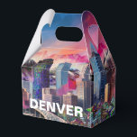 Denver Skyline Abstrakt Art Presentaskar<br><div class="desc">Lägg till en modern pekpenna till evenemanget med den här förmånslådan som innehåller abstrakt Denver-skylin-konst. Perfekt för bröllop,  party eller företagsgåvor.</div>