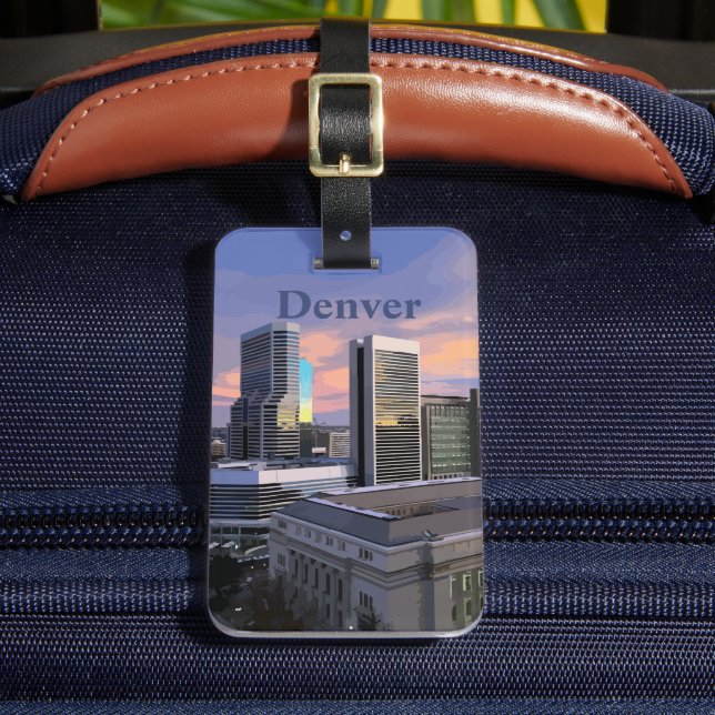 Denver Skyline Bagagebricka (Framsida Insitu 2)