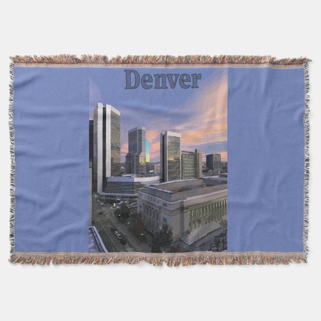 Denver Skyline Filt (Framsidan)