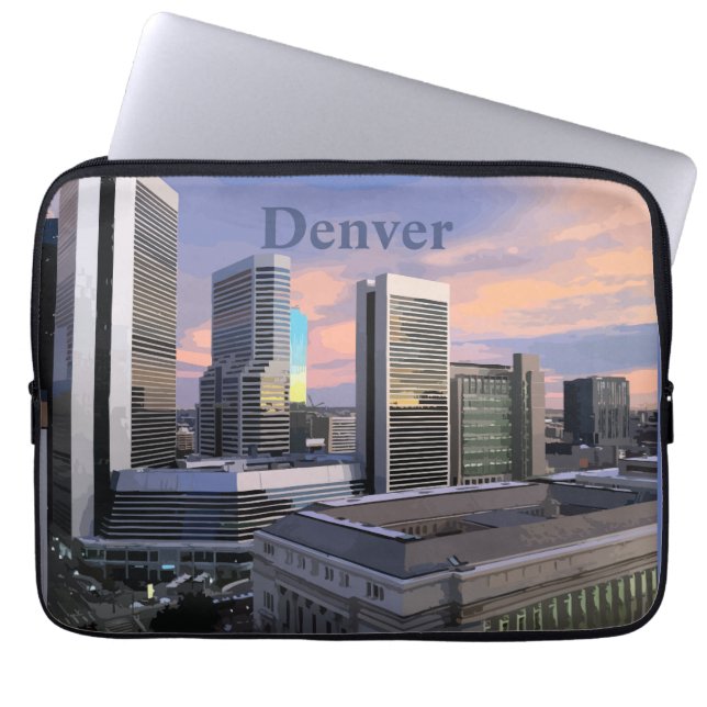 Denver Skyline Laptop Fodral (Framsidan)