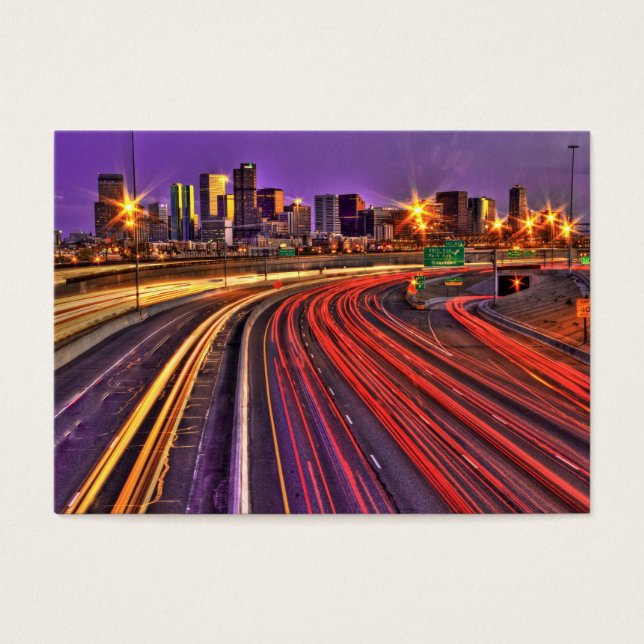 Denver Skyline Visitkort (Framsidan)