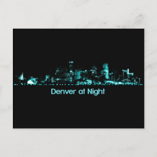 Denver Skyline Vykort