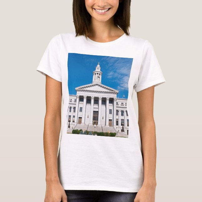 Denver Stad och County Building ingång T-shirt (Framsida)
