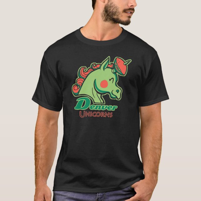 Denver Unicorns T Shirt (Framsida)