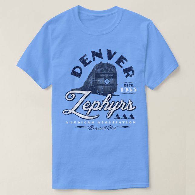 Denver Zephyrs T Shirt (Design framsida)