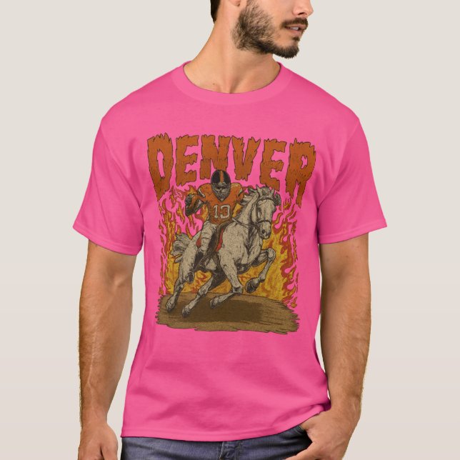 DenverBroncos vänner retro T Shirt (Framsida)