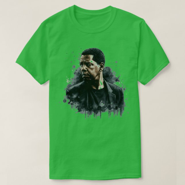 Denzel Washington 1 T Shirt (Design framsida)
