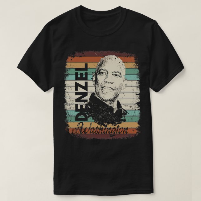 Denzel Washington T Shirt (Design framsida)