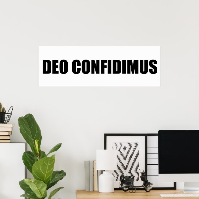 Deo confidimus poster (Hemmakontoret)