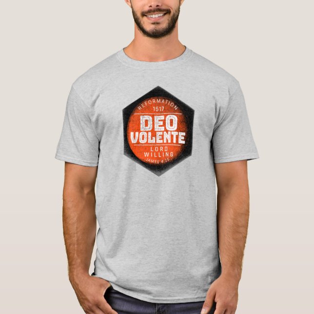Deo Volente T Shirt (Framsida)