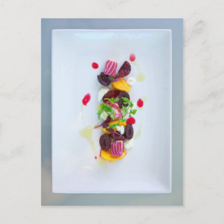Deonstructed Beet Salad Postcards Vykort
